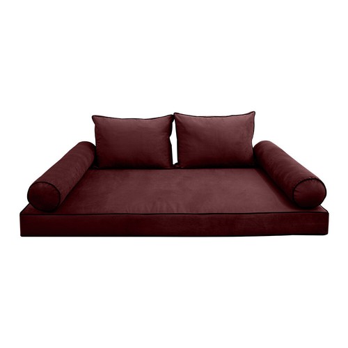 Style twin contrast velvet - contrast,